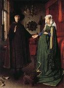 Jan Van Eyck, Portrait of Giovanni Arnolfini and His Wife